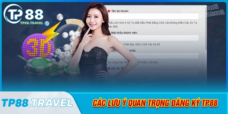 Những điều cược thủ cần ghi nhớ khi đăng ký tp88