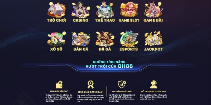 Giấy phép vận hành và tiêu chuẩn bảo mật tại trang chủ Qh88