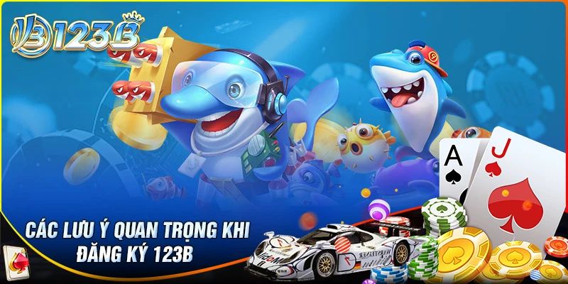 Những lưu ý cần ghi nhớ khi tạo tài khoản 123B